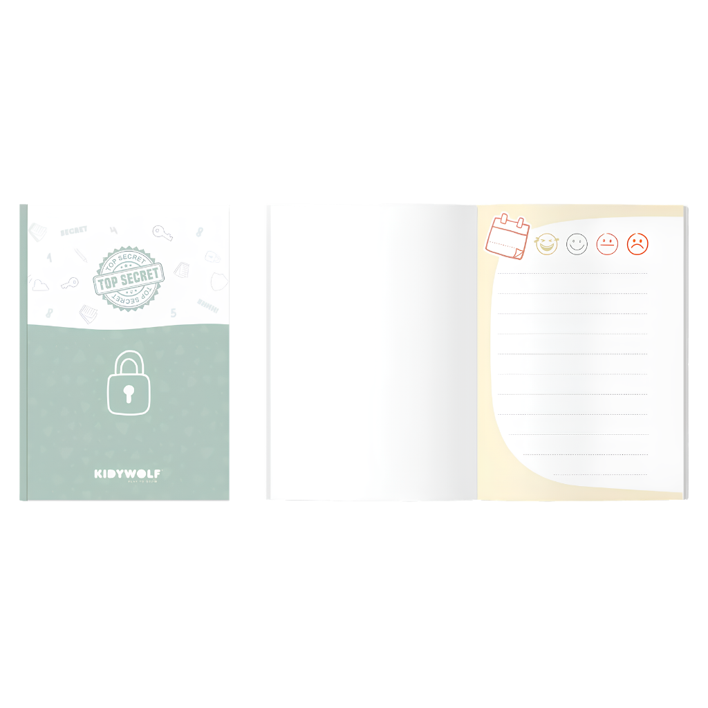 KIDYTREASURE geheim notitieboekje met spraakrecorder - roze
