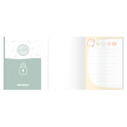 KIDYTREASURE geheim notitieboekje met spraakrecorder - roze