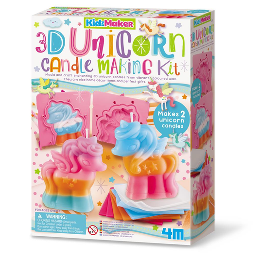 Kaarsen maken set - 3D eenhoorn