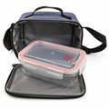 Koeltas GoGlass met glazen lunchbox