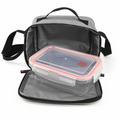 Koeltas GoGlass met glazen lunchbox
