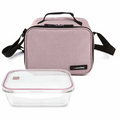 Koeltas GoGlass met glazen lunchbox
