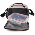 Koeltas GoGlass met glazen lunchbox