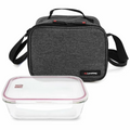 Koeltas GoGlass met glazen lunchbox