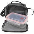 Koeltas GoGlass met glazen lunchbox