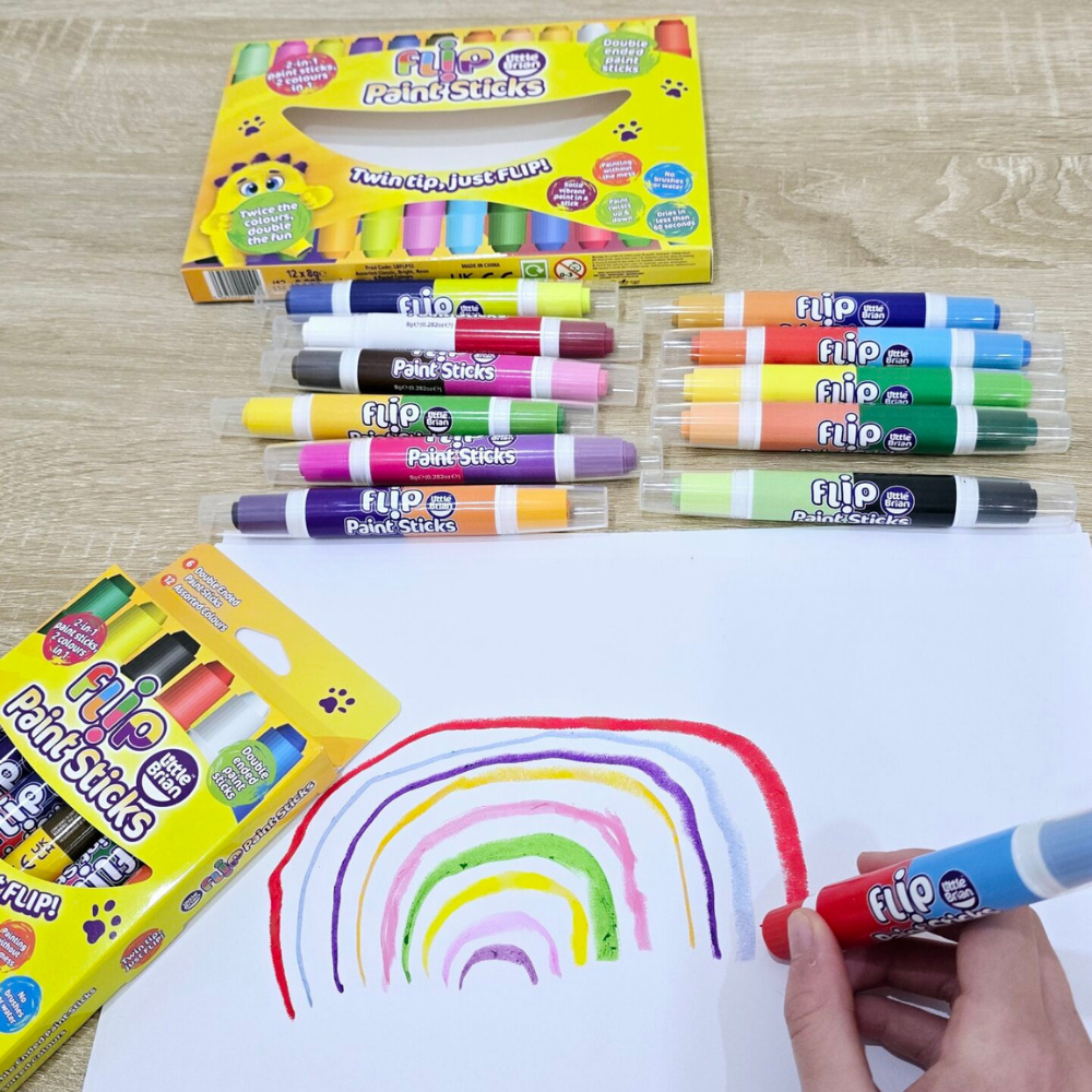 Little Brian Paint Sticks - 2-in-1 Flip