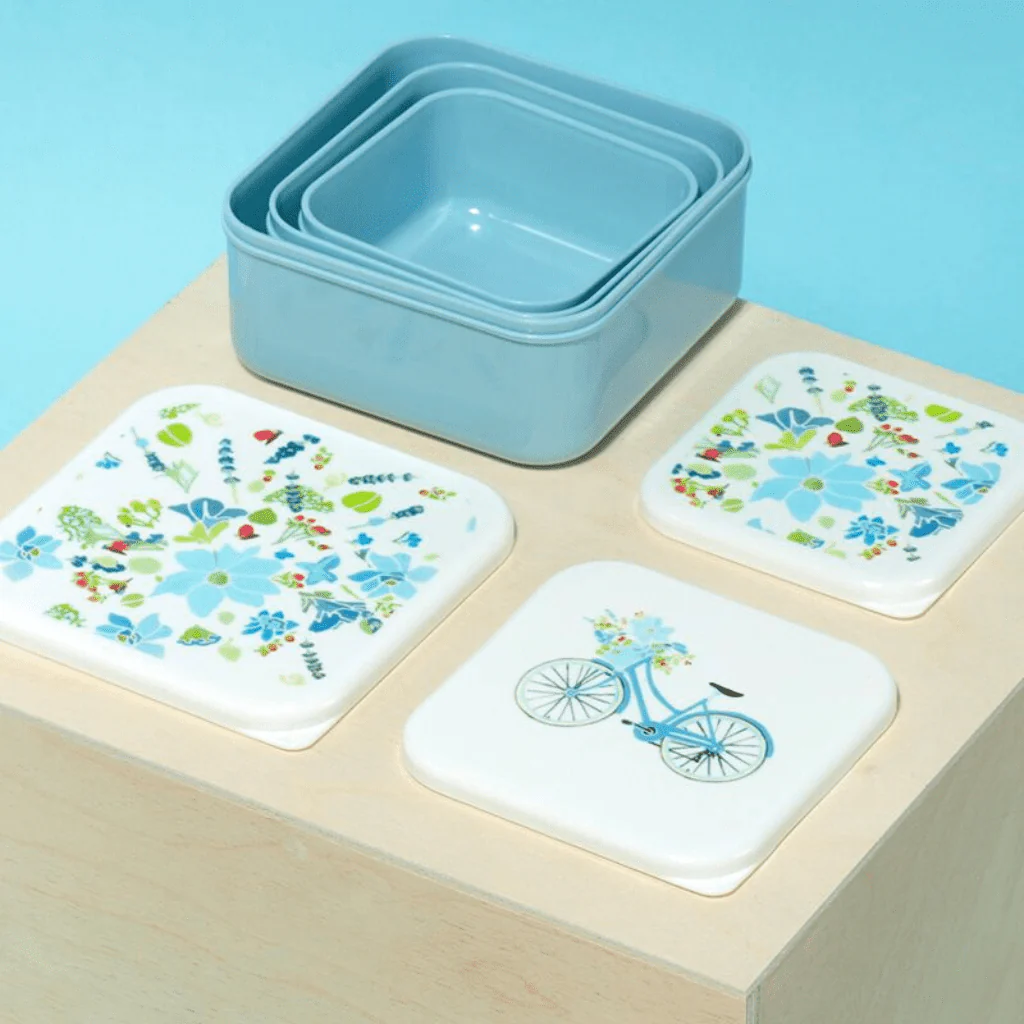 Lunch- en snackdoosjes (Set van 3) - Medium