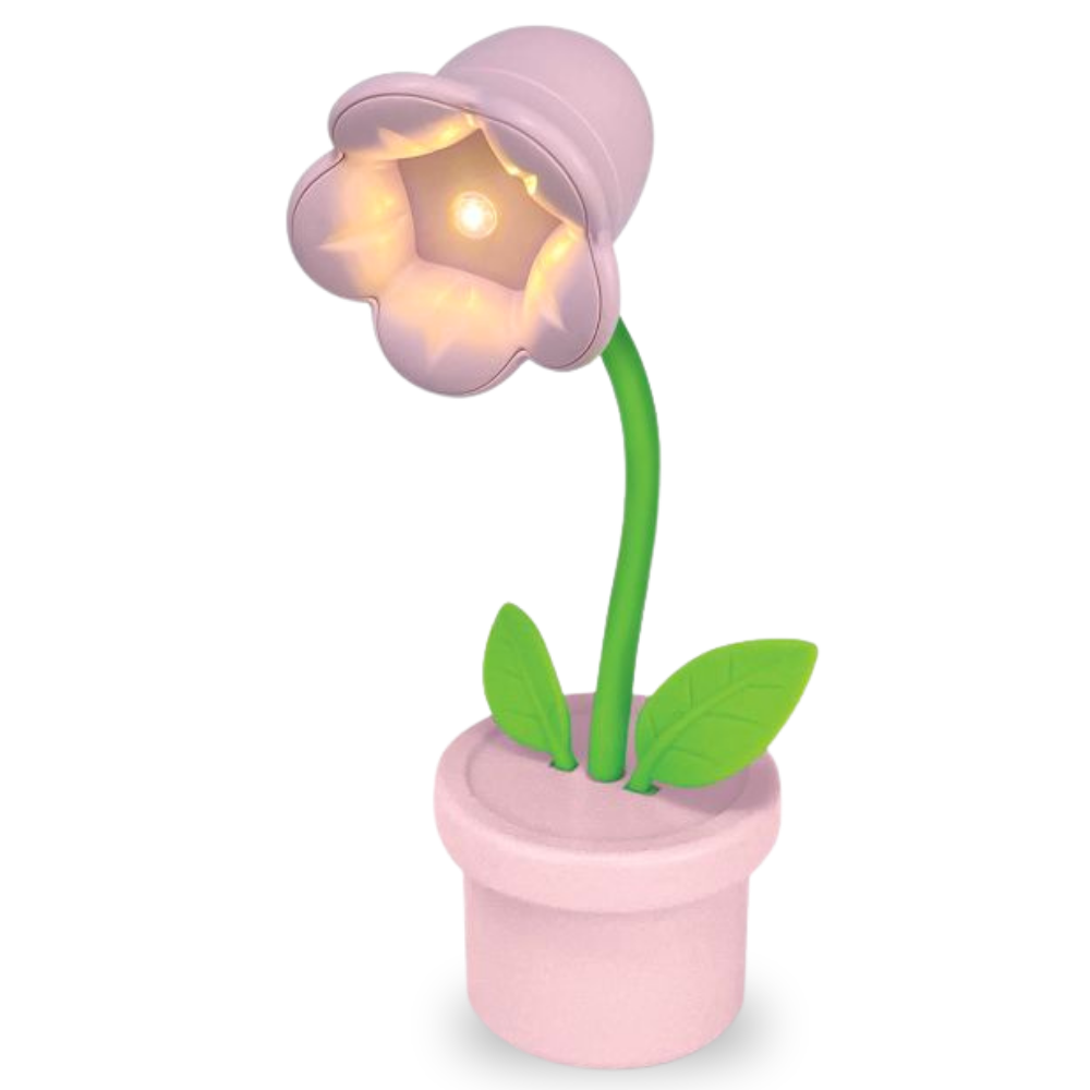 Leeslamp bloemetje 11 cm