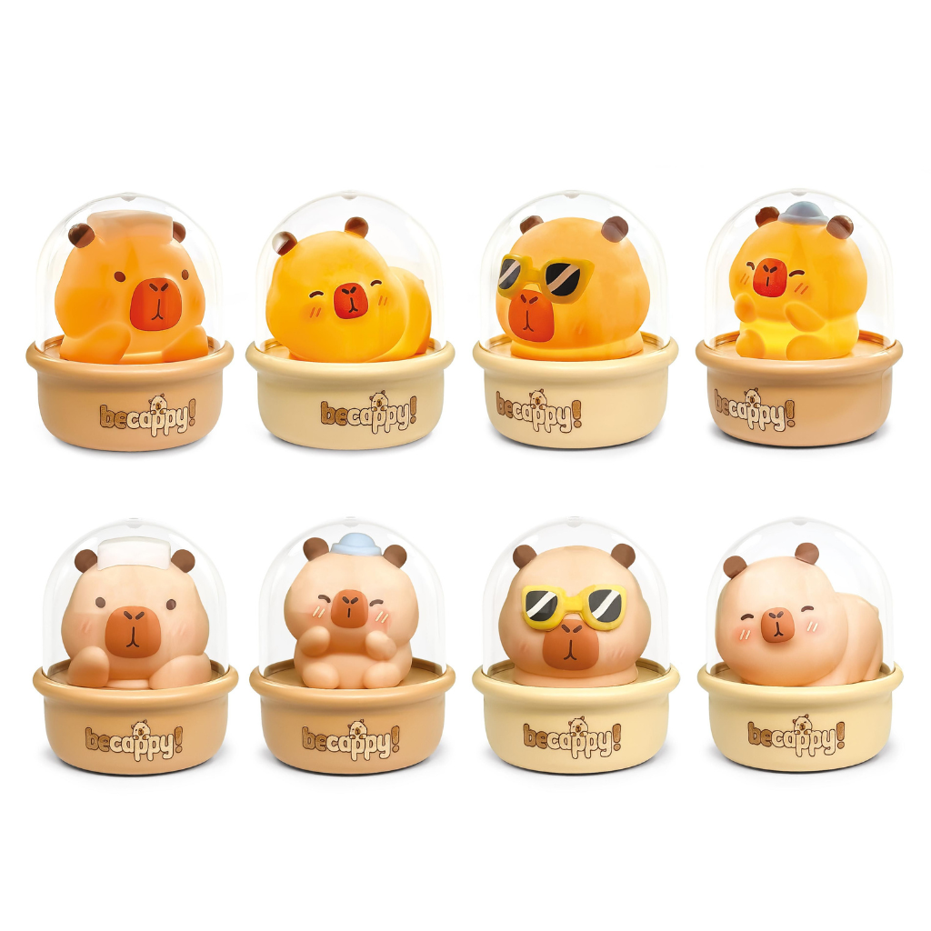 Capibara happy light 4 assorti