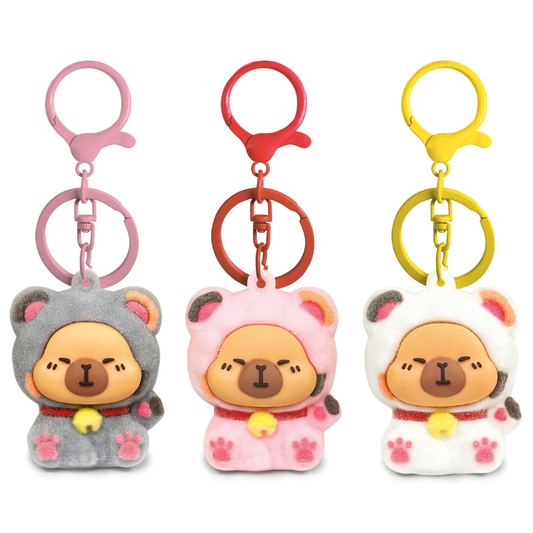Fluffy Capibara sleutelhanger