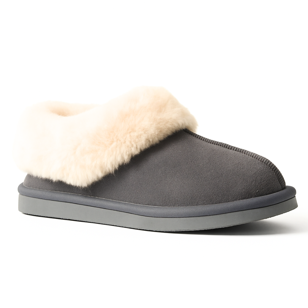 Lamsvacht Pantoffels - Tuula - Grijs