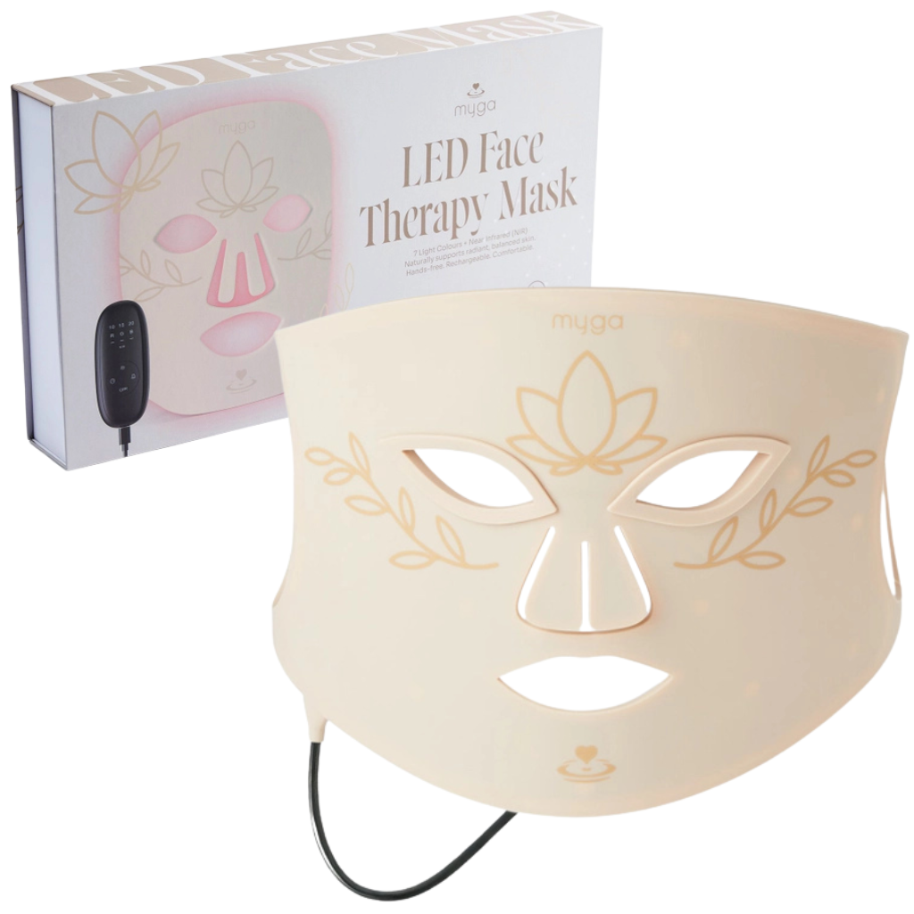 LED Gezichtsmasker met 7 lichtstanden + GRATIS 300ml Casterolie