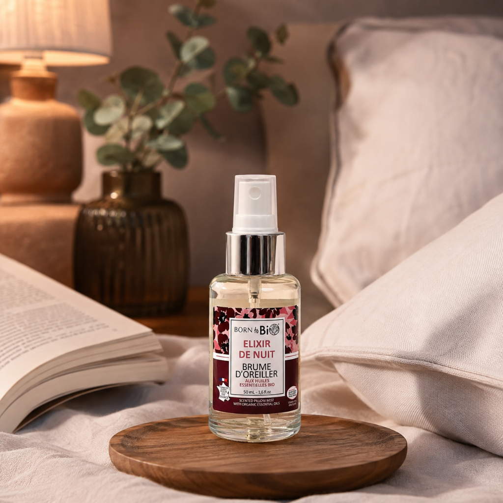 Kussenspray met biologische etherische oliën (50ml)