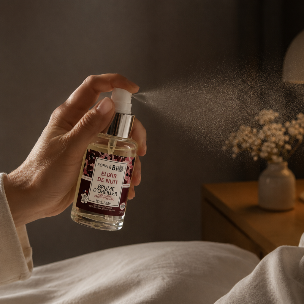 Kussenspray met biologische etherische oliën (50ml)