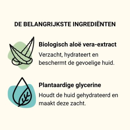 Biologische aloë vera gel voor gezicht & lichaam (200ml)