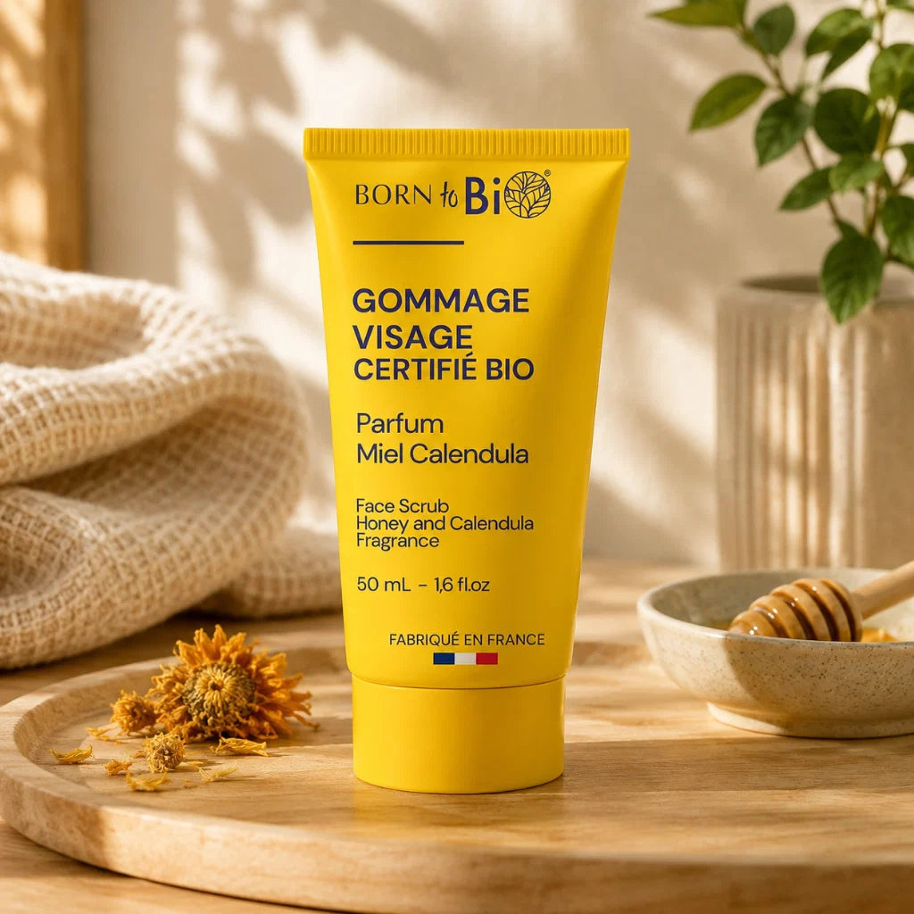 Biologische Gezichtsscrub met Natuurlijke Korrels 50 ml