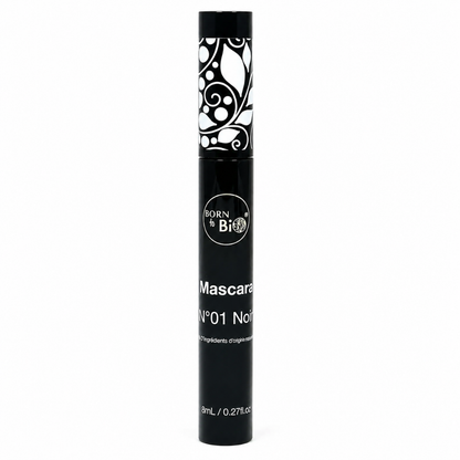 Zwarte volume mascara met natuurlijke ingrediënten