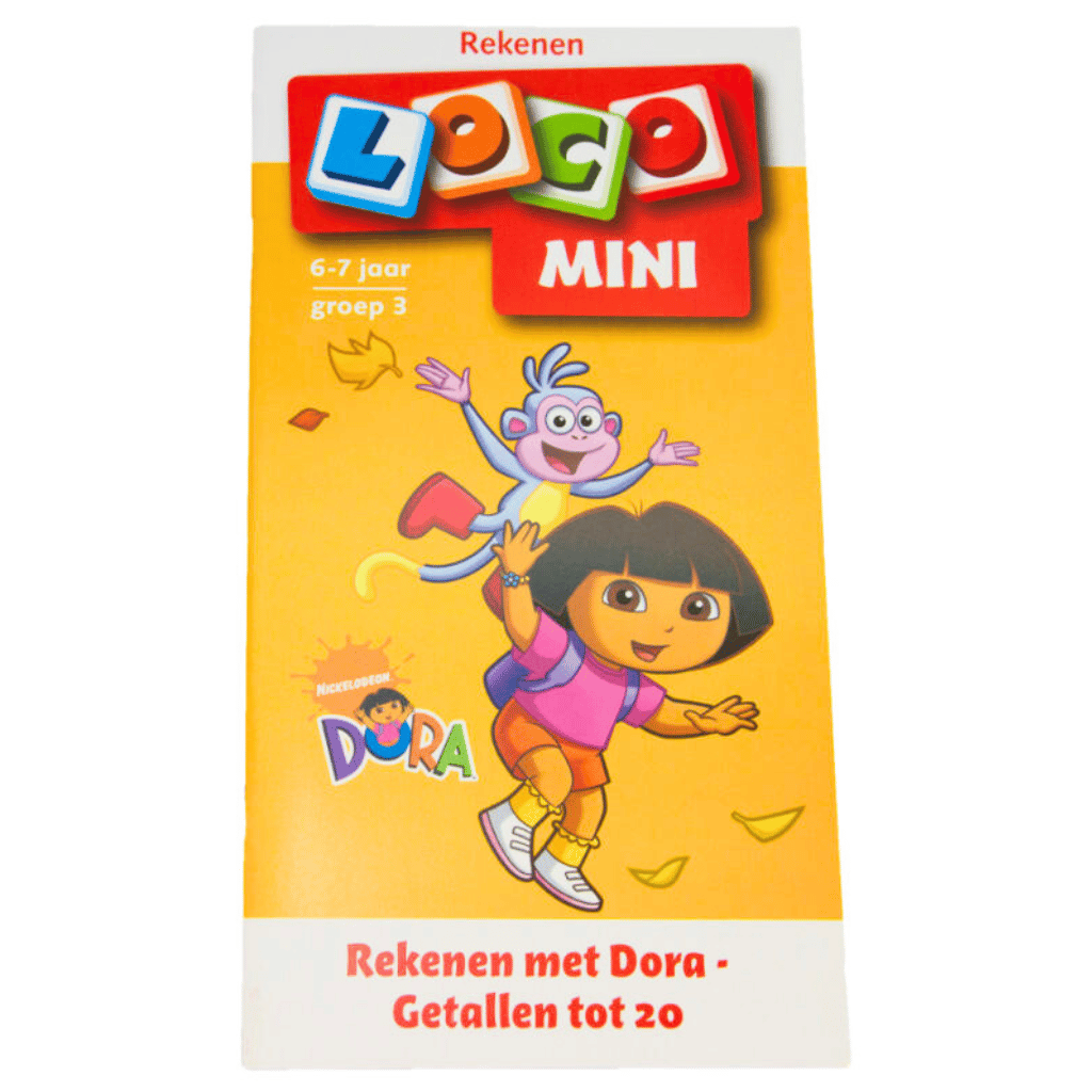 Loco Mini leerspel – Dora – 4 stuks