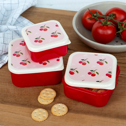 Lunch- en snackdoosjes (Set van 3) - Small