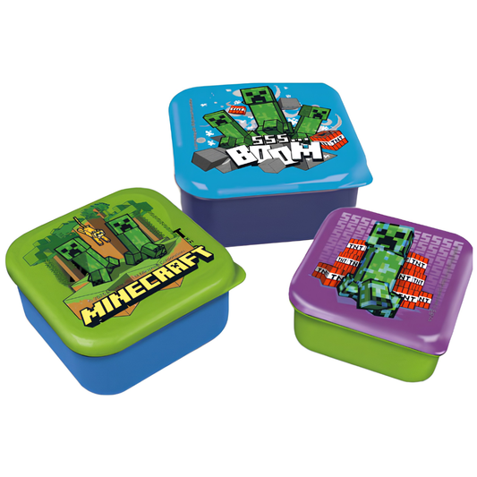 Lunch- en snackdoosjes (Set van 3) - Small