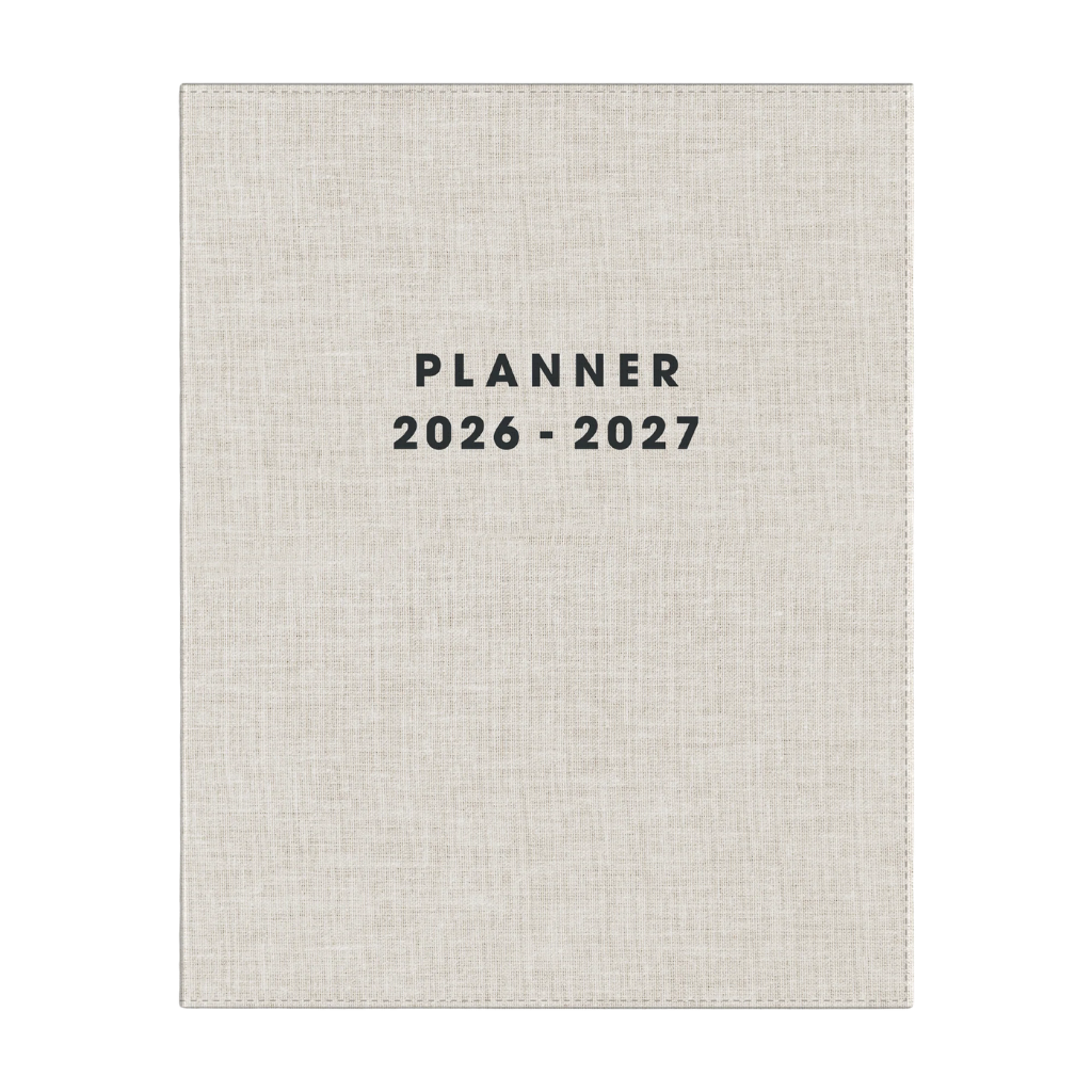 Luxe weekplanner met stickers 2026-2027 A5
