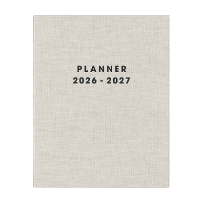 Luxe weekplanner met stickers 2026-2027 A5