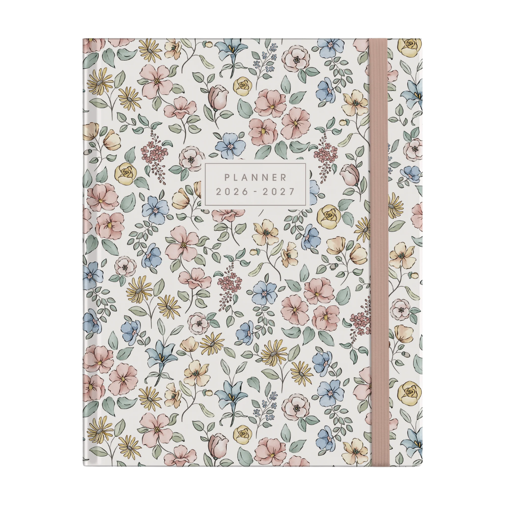 Luxe weekplanner met stickers 2026-2027 A5