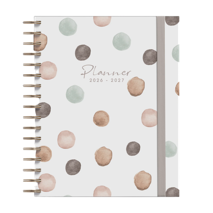 Luxe weekplanner met stickers 2026-2027 A5