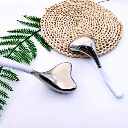 Cryo lepel - Caudale massage voor vermoeid gezicht en ogen