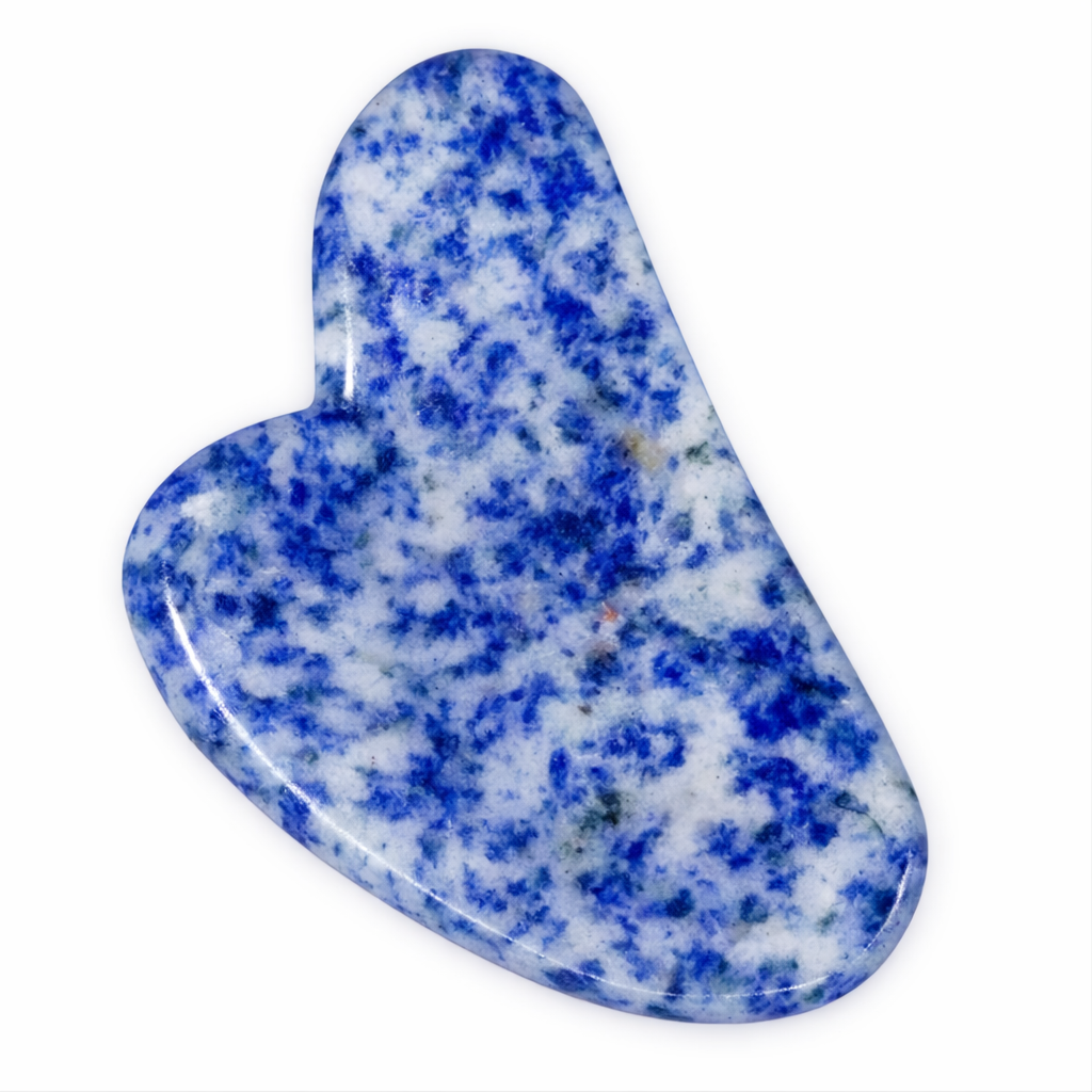 Gua Sha van natuursteen - Gezicht massagesteen