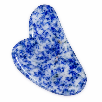 Gua Sha van natuursteen - Gezicht massagesteen