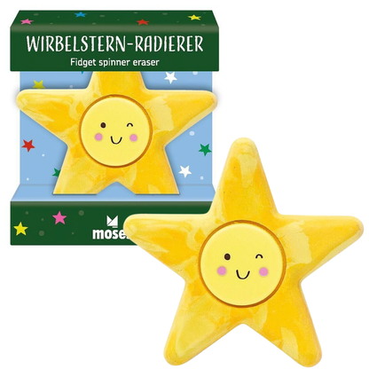 Kerst spinner gum ster