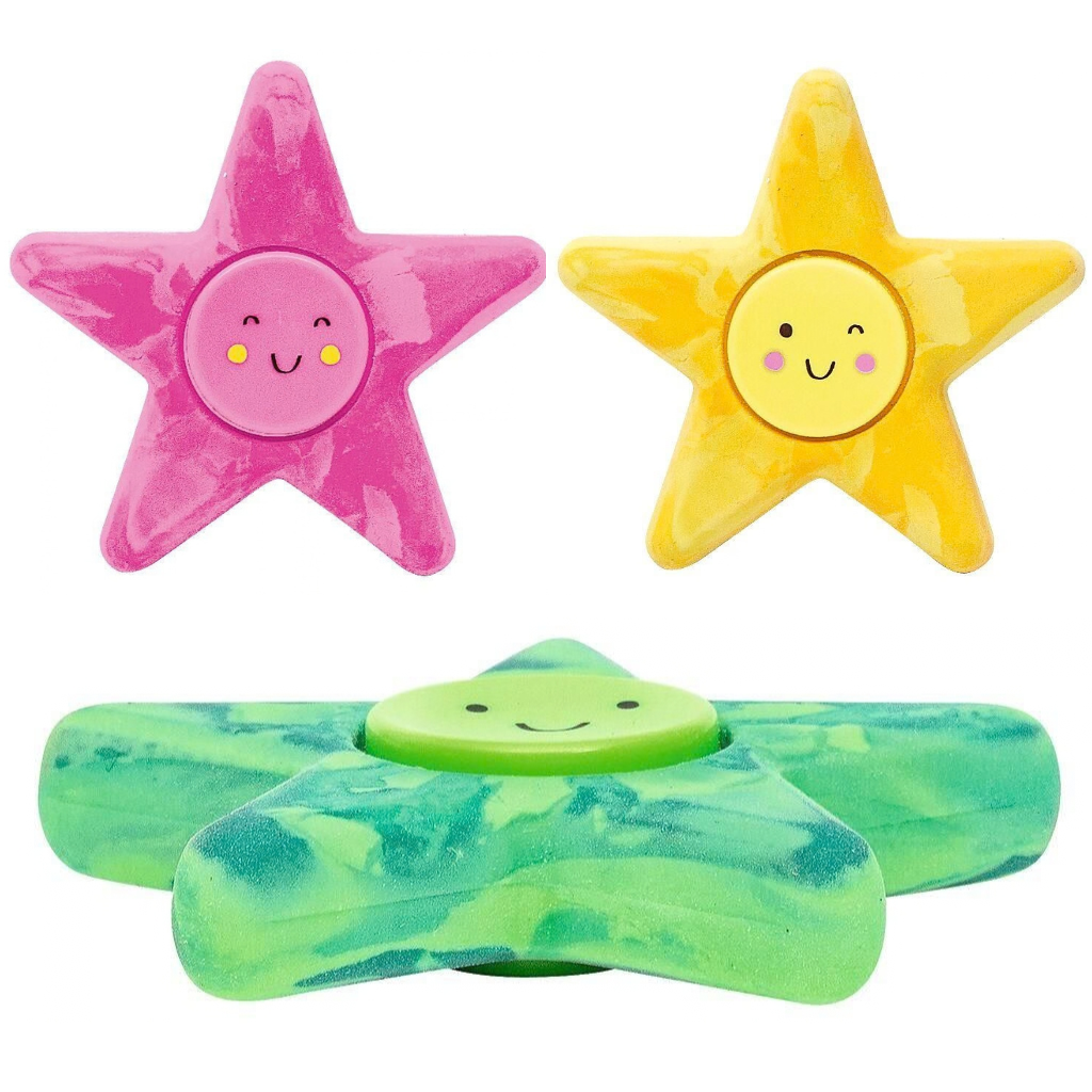 Kerst spinner gum ster