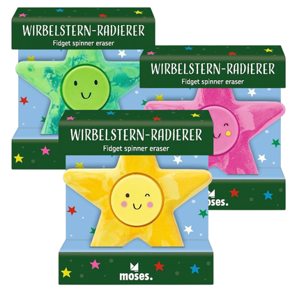 Kerst spinner gum ster