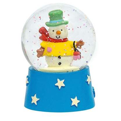 Glow in the dark sneeuwbal - Kerst thema