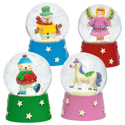 Glow in the dark sneeuwbal - Kerst thema