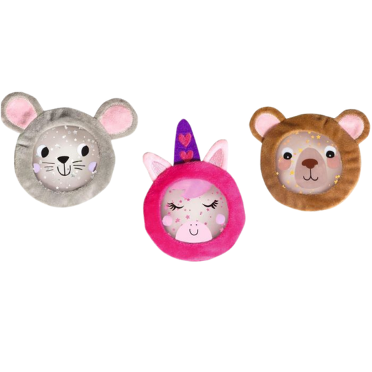 Kerst handwarmers glitterstof