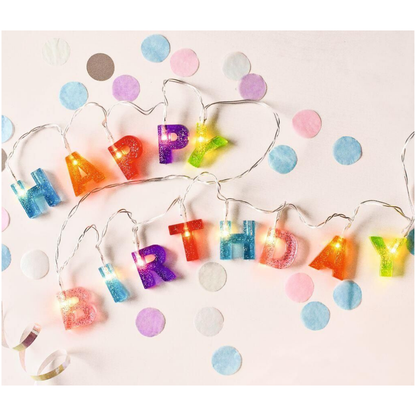 Lichtketting - Happy Birthday