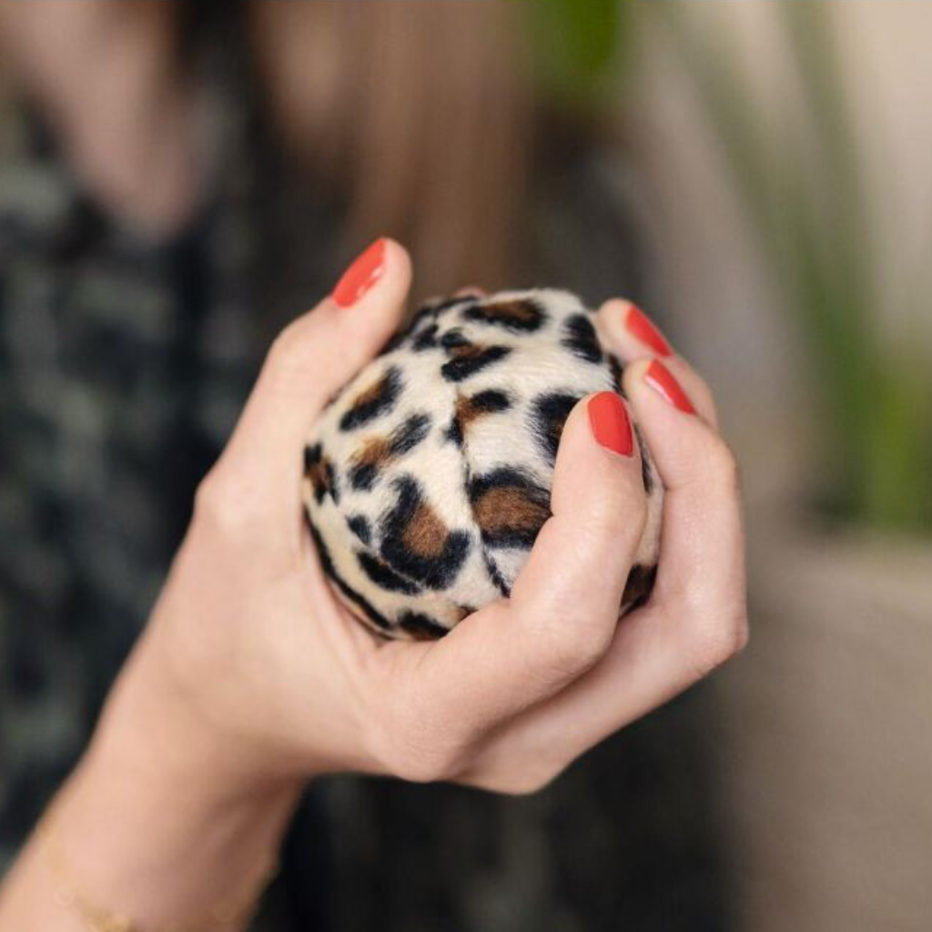 Anti-stressbal met dierenprint