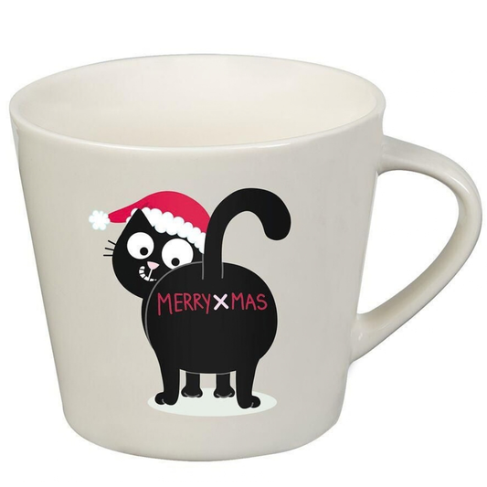 Ed the cat yoga Mok - Kerst