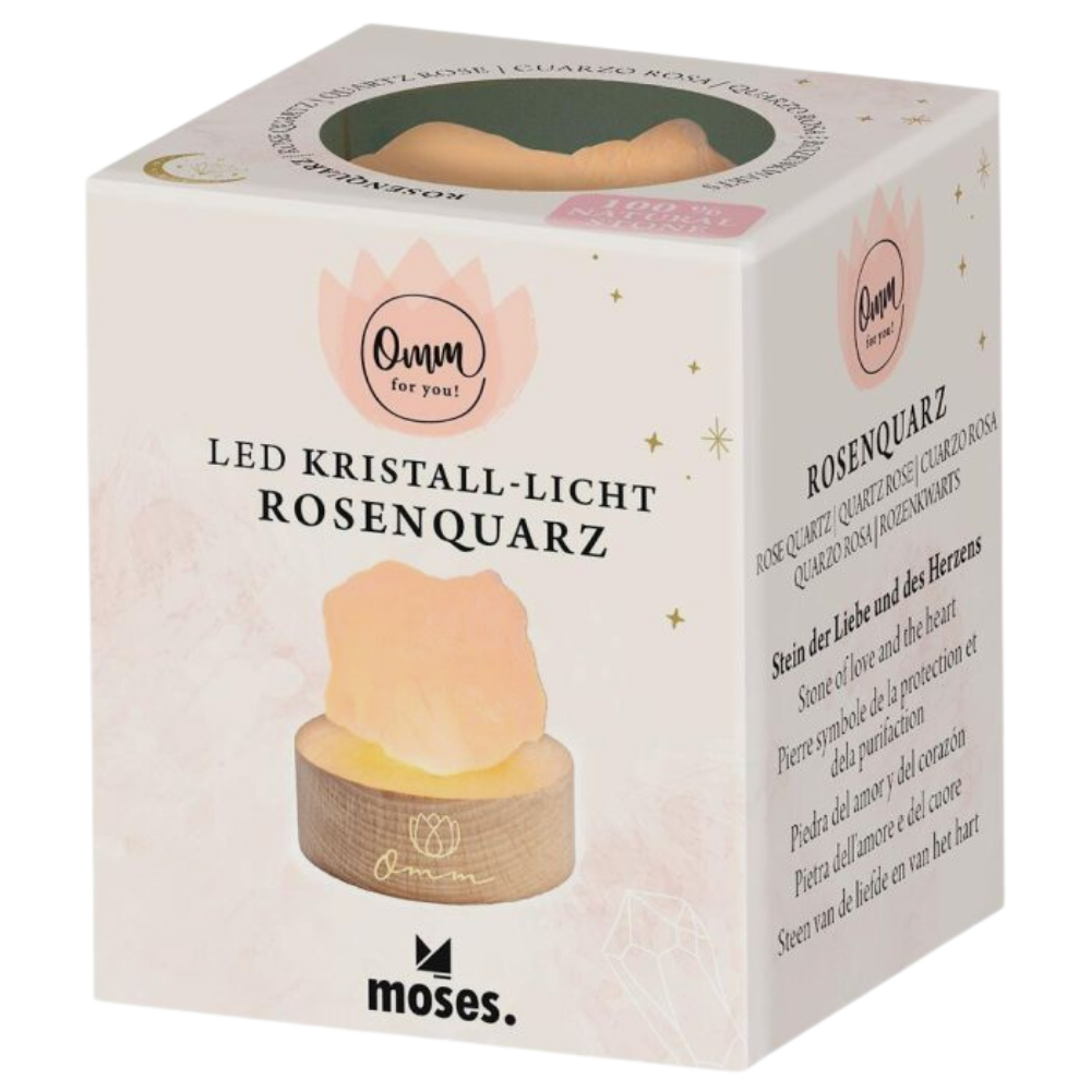 Omm for you - LED lamp Rozenkwarts