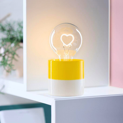 Smile LED deco gloeilamp hart