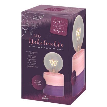 Just one more chapter LED decolamp vlinder 17 cm