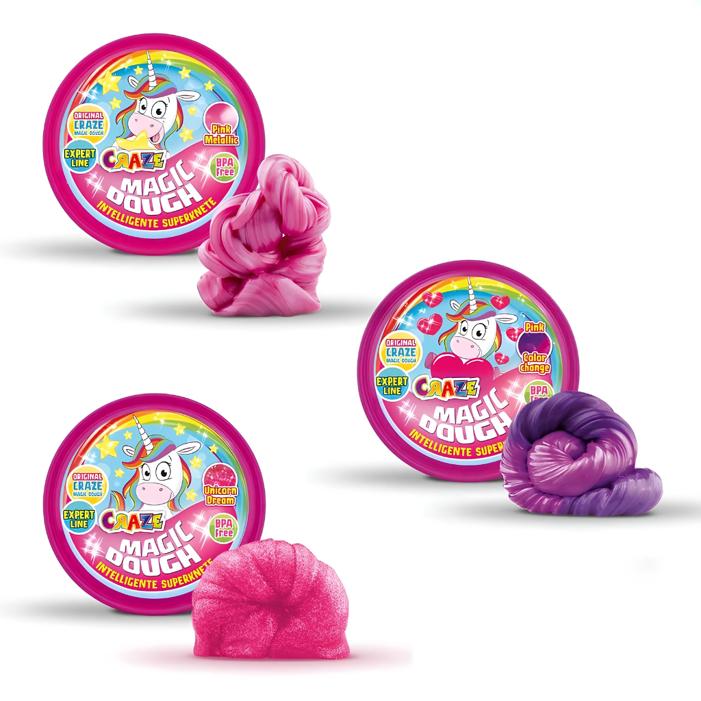 Magic Dough magische boetseerklei - Eenhoorn (expert)
