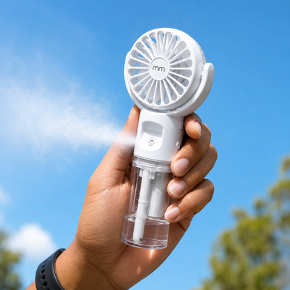 Draagbare mini mist ventilator