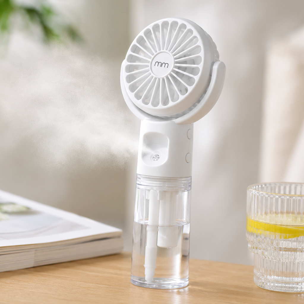 Draagbare mini mist ventilator