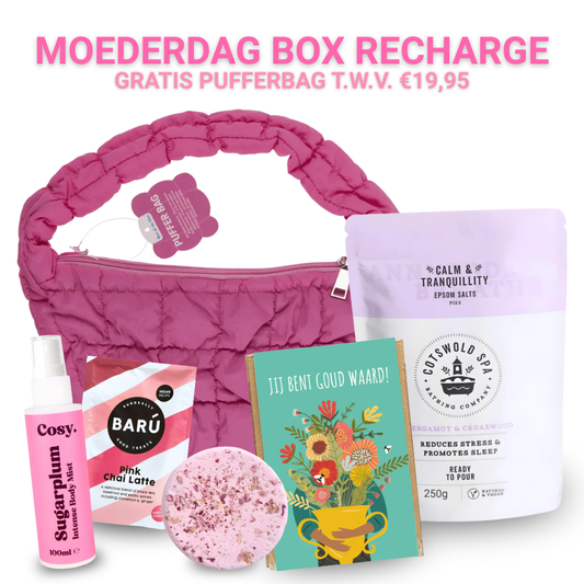 Moederdag Box Recharge + GRATIS pufferbag