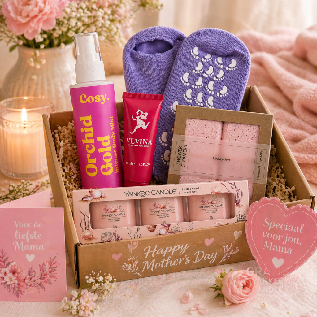 Moederdag Box Spa Day + GRATIS Yankee Candle Giftset