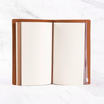 Notitieboek met edelsteen en navulbare pagina's