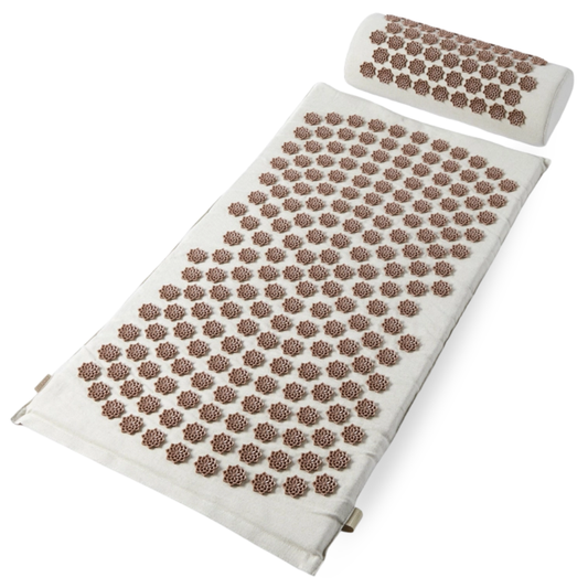 Acupressuur mat met kussen tegen stress & gespannen spieren